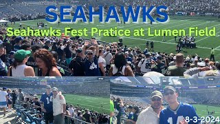 PHOTO Seahawks Football Fest Practice at Lumen Field in Seattle Wa seahawks football seattle [upl. by Anahc888]