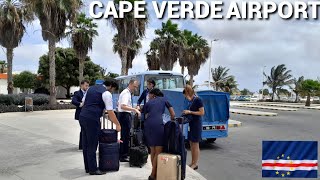 SAL ISLAND 🏝 🛫 CAPE VERDEMost beautiful Airport in Africa 🌍northatlanticocean verde africa sal [upl. by Grodin]