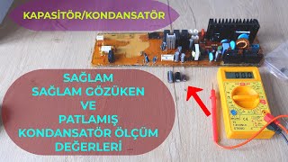 Kondansatör Ölçümü ve Arızalı Kondansatör Tespiti [upl. by Kellie]