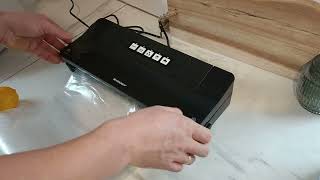 Pakowarka próżniowa SilverCrest SV 125 c3 LIDL  VACUUM SEALER SV 125 C3 Szybki tutorial tutorial [upl. by Neeluqcaj]