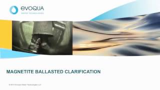 Underwater Clarifier Footage of MagnetiteBallasted Clarification [upl. by Ruenhcs]