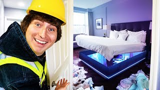 i asked youtubers if i can clean their room [upl. by Ohnuj]