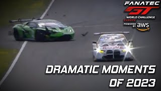 Most Dramatic Moments of 2023  GT World Challenge Europe powered by AWS [upl. by Malorie136]