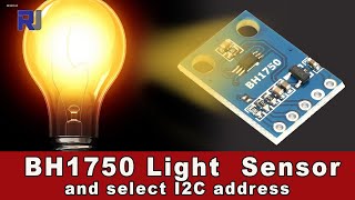 Measure Light Lux or Intensity with BH1750L Light Sensor Module [upl. by Kablesh715]