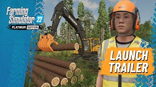 🌲 Welcome to Silverrun Forest  Farming Simulator 22 Platinum  Launch Trailer [upl. by Civ]