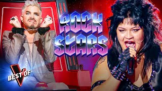 Sensational ROCK STARS Smashing the Blind Auditions of The Voice [upl. by Vandervelde]