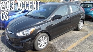 2013 HYUNDAI ACCENT GS Review Engine Start Up [upl. by Coridon776]