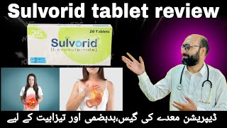 Sulvorid Levosulpride tablet usesto treat dyspepsiaheartburn and depression [upl. by Faria]