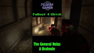 Fallout 4 Glitch  Helping a Brahmin fallout4 glitch [upl. by Leiahtan]