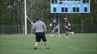 Boys Lacrosse Portsmouth at Merrimack May 15 2021 [upl. by Karney]