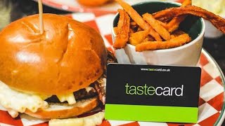 TASTECARD Exclusive discounts at thousands of restaurants and institutions in the UK and Ireland [upl. by Enitsahc443]