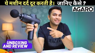 Best massage gun  Agaro massage gun review  Best massage gun in India 2022 [upl. by Darees]