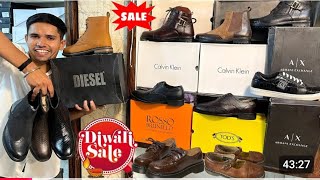 Branded Leather shoes high end boots and Chelsea brands showroom stockage at very genuine Prices [upl. by Melany611]