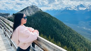 Banff Gondola ExperienceTop of Sulphur MountainGondola RideSulphur Mountain Boardwalk [upl. by Timms]