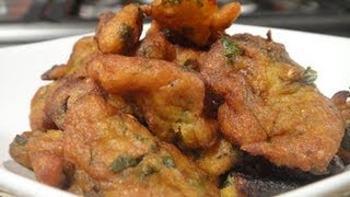 Banana Methi Bhajiya  Recipe in Gujarati  Sanjeev Kapoor Khazana [upl. by Lledal]