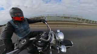 insta 360 3x pembrokeshire in wales cleddau bridge harley davidson [upl. by Libbna210]