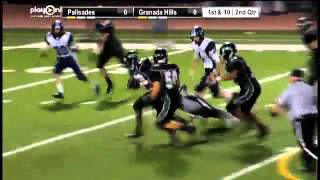 47 Yard Run for a TD by 22 Chrishawn Jackson of Granada Hills [upl. by Llenyar971]