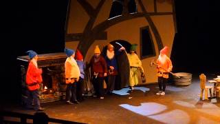 Heigh Ho scene from a youth theatre production of Snow White and the Seven Dwarfs [upl. by Aivonas]