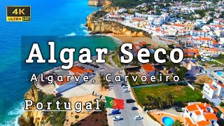 Algar Seco Carvoeiro 4K Algarve Portugal 🇵🇹 [upl. by Minna]