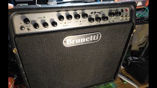 Brunetti MC2 Guitar Amplifier Made in Italy This amp has Problems [upl. by Milka]