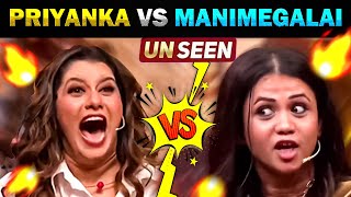 UNSEEN Priyanka Vs Manimegalai Fight Moments  Today Trending Troll manimegalai [upl. by Carrillo]