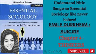 CHAPTER 4 Essential Sociology Nitin Sangwan What is SuicideEmile DurkheimSocial Facts [upl. by Lienahs562]