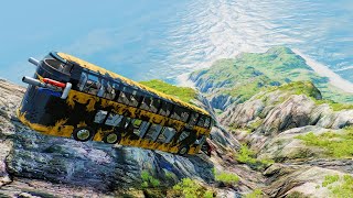 Cliff Drops 11  BeamNG DRIVE  RTF RIDER 1m beamngdrive crash beamngcrashes cliffdrops [upl. by Rifkin]