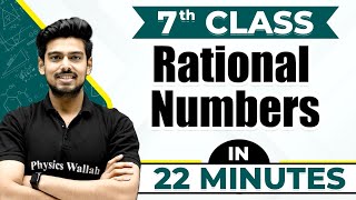 Rational Numbers in One Shot  Cheat Sheet For Class 7th [upl. by Massie]