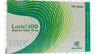 Loric 100 Allopurinol Tablets 100 mg [upl. by Atiras]