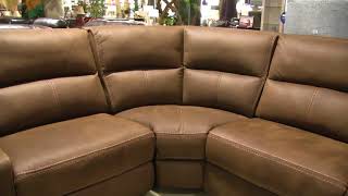 Manwah X5168 Power Reclining Sectional with Power Headrests at Big Sandy Superstore [upl. by Ott]