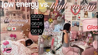 ₊˚🖇️ REAL high school MORNING ROUTINE junior year 6AM 🩰✧˚fast grwm aesthetic skincare ୨ৎ 2024 [upl. by Rambert]