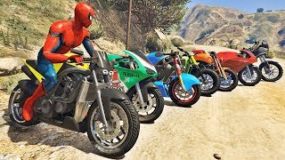 HOMEM ARANHA E AMIGOS SALTO COM MOTO MOTOS COM SPIDERMAN  IR GAMES [upl. by Ettevi]