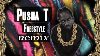 Pusha T Freestyle  Ricky Ropechain Remix [upl. by Lilybel]