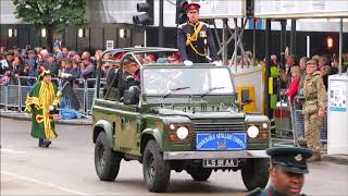 2017 Lord Mayors Show Military Bands [upl. by Nyrahtak]