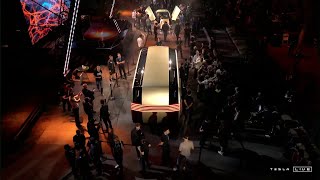 Watch Elon Musk unveil Teslas Robovan [upl. by Reema]