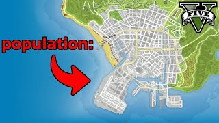 The population of GTA 5 [upl. by Naerb]