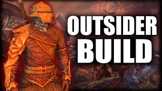 Skyrim SE Builds  The Outsider  Dunmer Dragonborn Build [upl. by Eedak]