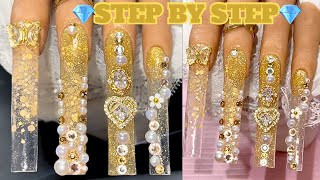 Watch Me WORK How To Do Acrylic Nails  How To Apply Shein Nail Charms [upl. by Nadbus]