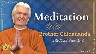 ThreeHour Meditation With Brother Chidananda  2023 SRF World Convocation [upl. by Talbot]