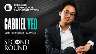 Gabriel Yeo  Leeds International Piano Competition 2024  Second Round [upl. by Elliot298]