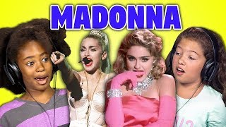 KIDS REACT TO MADONNA [upl. by Atela]