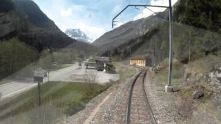 Martigny  Vallorcine 78 Le Châtelard VS  Le Châtelard Frontière [upl. by Shuman]