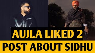 Sidhu Moose Wala • Karan Aujla Liked 2 Posts About Sidhu 😳 • Big Update [upl. by Rodi382]