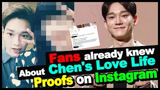 EXO Chens girlfriend  EXO fans knew about their love story amp all the proofs on Instagram [upl. by Nancey]