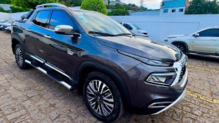 Nova Fiat toro ranch 2024 cinza Granite [upl. by Oiziruam]