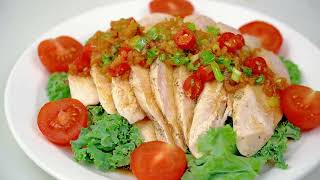 How to Cook Chicken Breast in Low Temperature [upl. by Anaujahs]