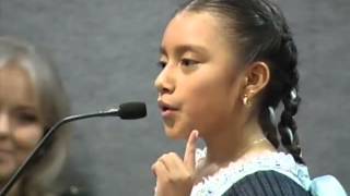 Discurso de niña indígena en la ieepcnlmx Natalia López López  Versión Completa [upl. by Ahsinrev]