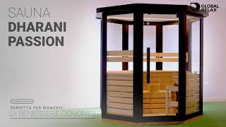 DHARANI PASSION Sauna esterna a vapore fino a 45 persone  Abete I LED I TH Meter I 8000w Power [upl. by Assyral437]