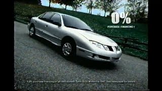 2003 Pontiac Sunfire Canadian TV Commercial [upl. by Anairol]