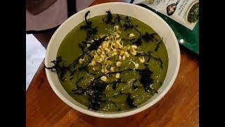 green smoothie bowl recipe for winter  raw vegan delicious [upl. by Irbmac]